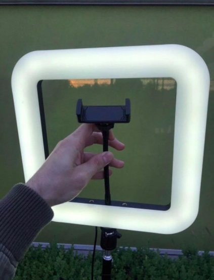 Квадратна лампа LED Ring 30 см з тримачем и штативом (LR-2 VP) - фото 4 Квадратна лампа LED Ring 30 см з тримачем и штативом (LR-2 VP) - фото 4