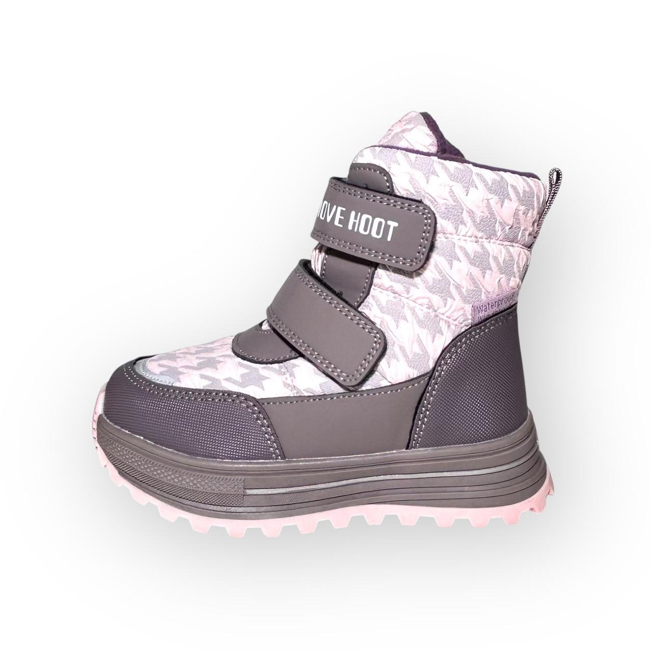 Чоботи дитячі зимові для дівчинки ТОМ.М р. 29/18,9 см Рожево-фіолетовий (T-11275-В)