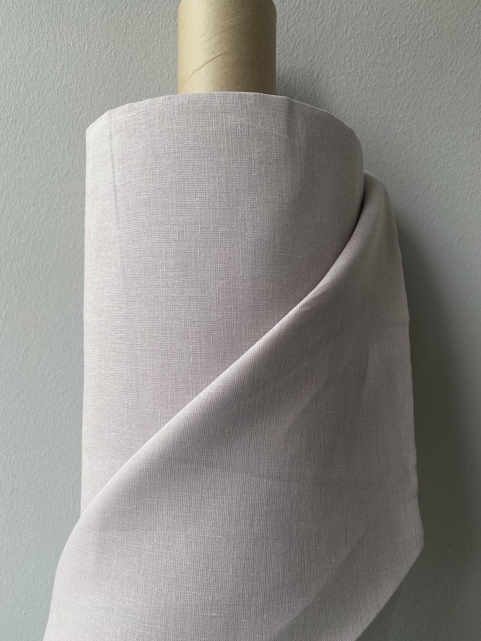 Ткань LINEN PLUS льняная 260 см 358 Бледно-розовый