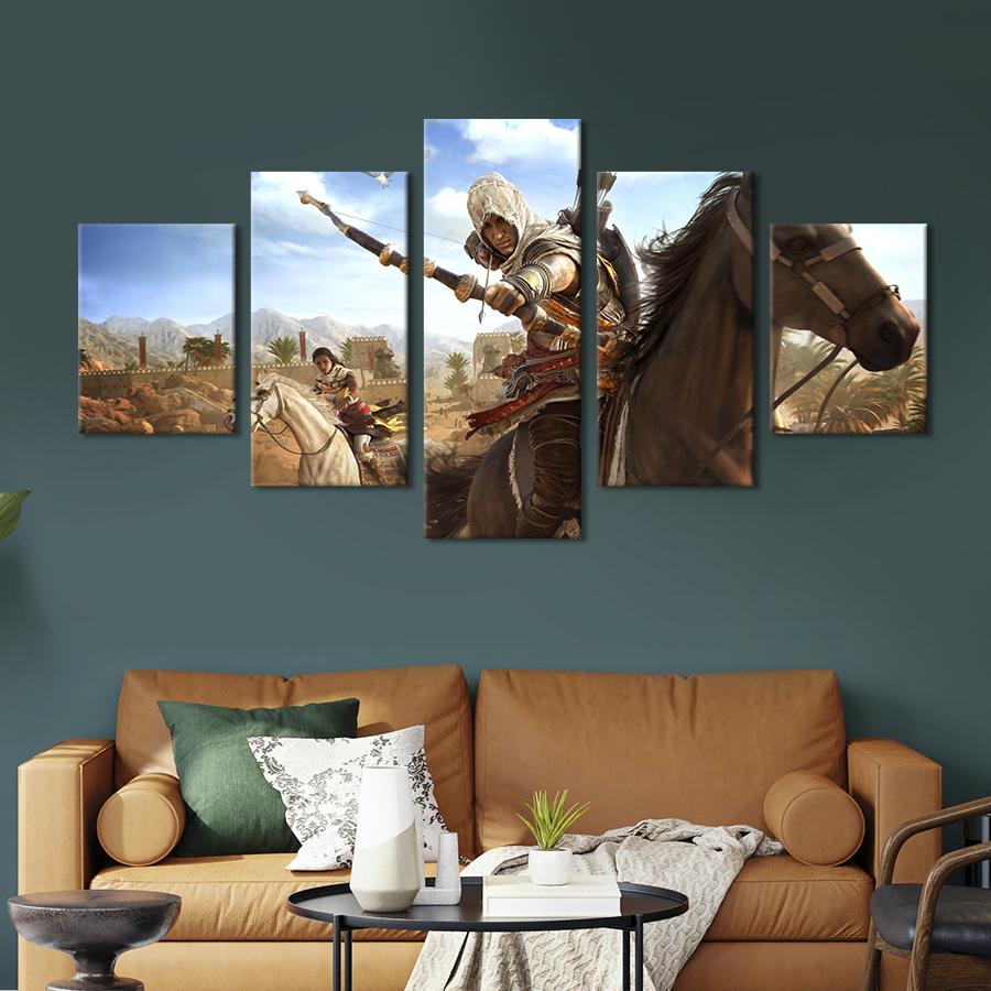 Картина на холсте Байека из Сивы, Assassin’s Creed Origins 187x94 см (1457-52)
