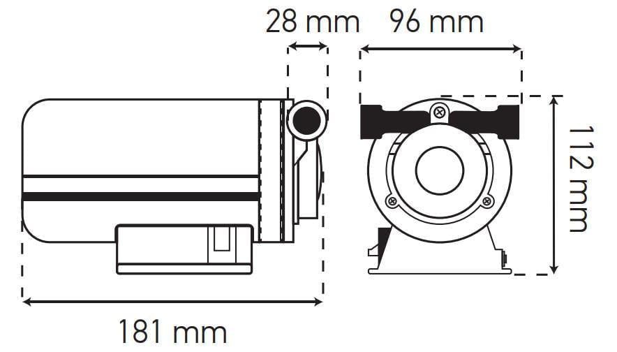 Насос для підвищення тиску KOER KP.P15-GRS10 220 В 90 Вт H 10 Q 13 л/хв (OL-KP0254) - фото 4