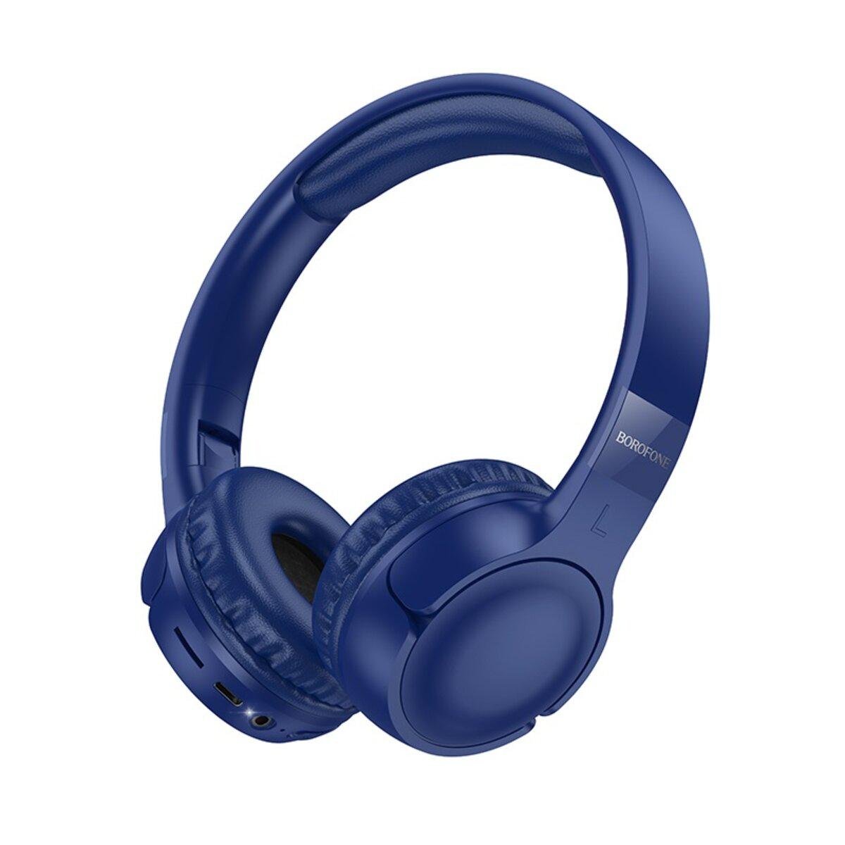 Навушники бездротові Borofone BO32 Show BT5.4 Headphones 250 mAh Blue (6941991118739) Навушники бездротові Borofone BO32 Show BT5.4 Headphones 250 mAh Blue (6941991118739)