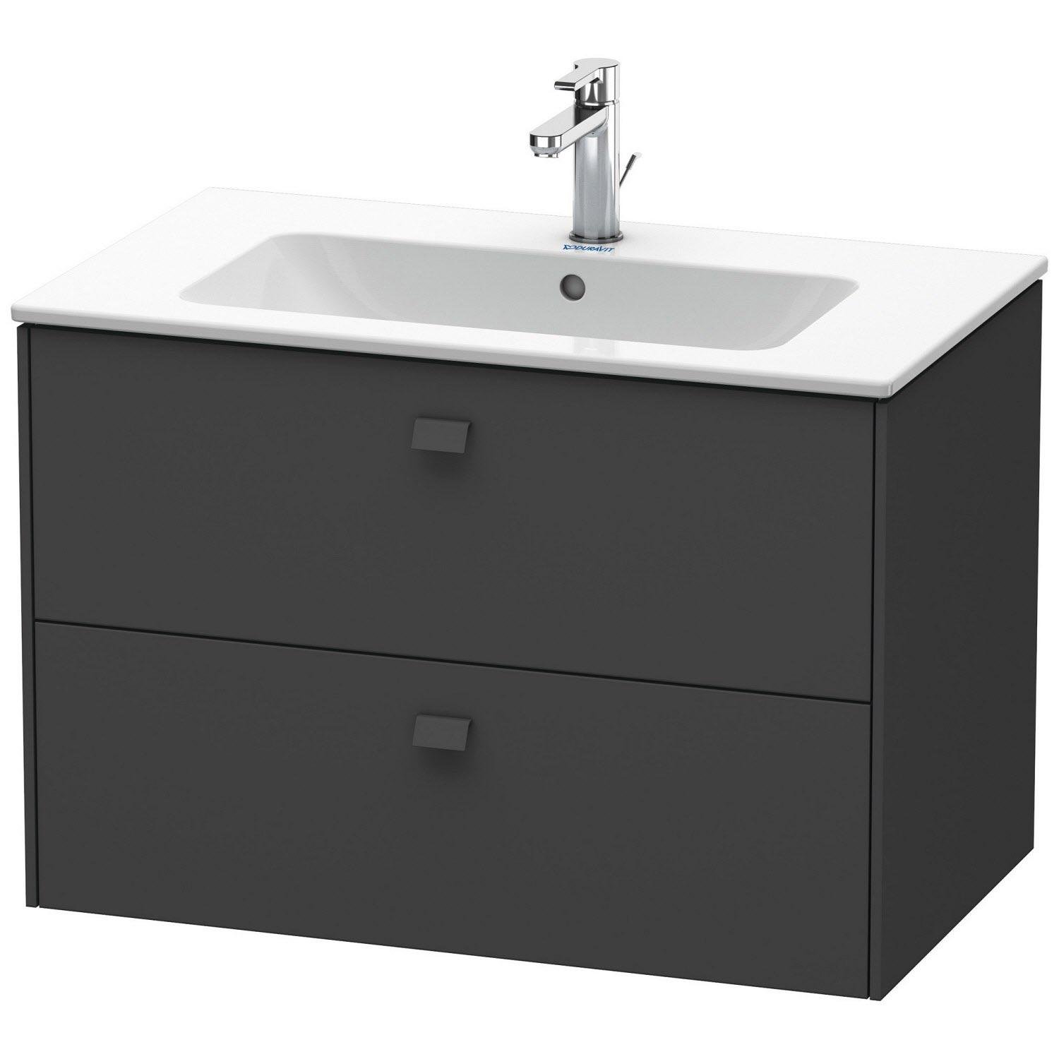 Тумба под умывальник подвесная DURAVIT Brioso BR410204949 82x55,3x47,9 см Серый (158334)