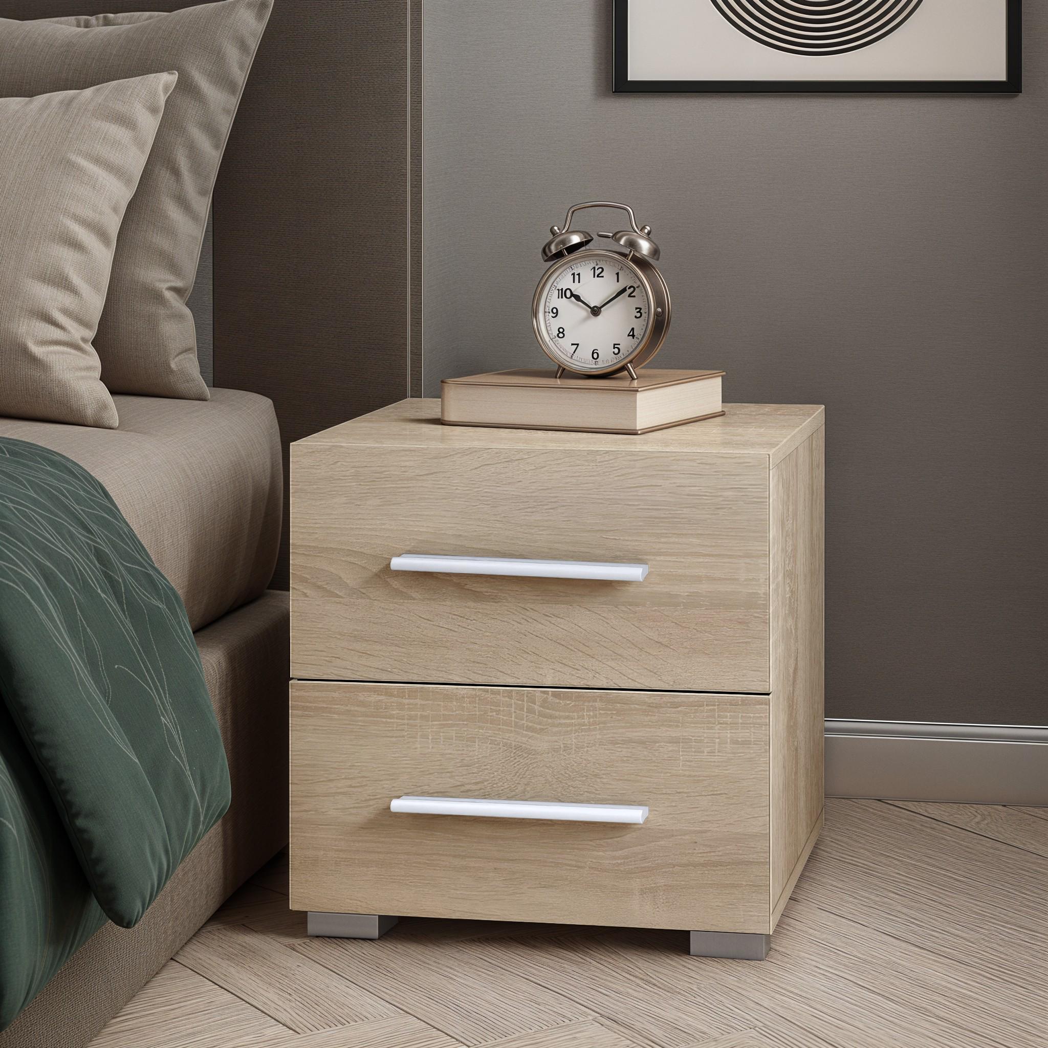 Тумба приліжкова FST-11 400х400х420 мм Дуб Сонома