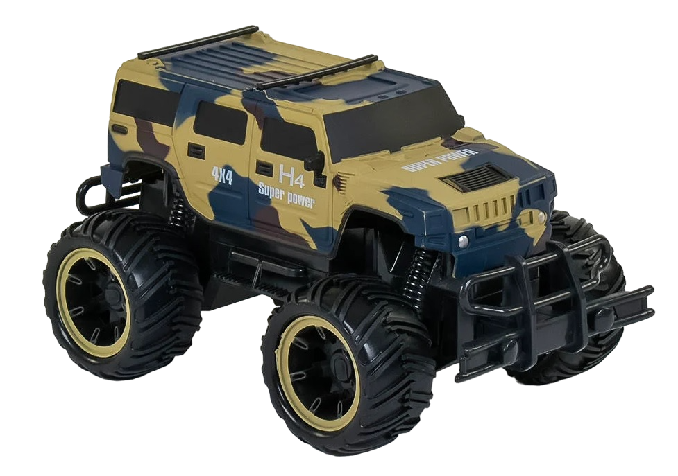 Джип на радиоуправлении Off-Road Expedition резиновые колеса/высокая подвеска/массивный бампер Multicolor (80118)