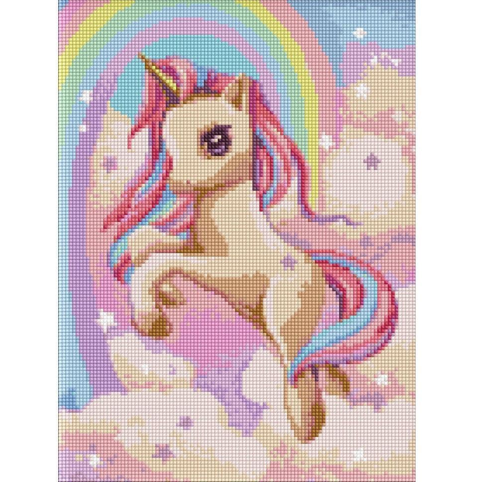 Алмазная мозаика Ideyka Волшебный полет с АВ стразами 30x40 см (AMO7628)