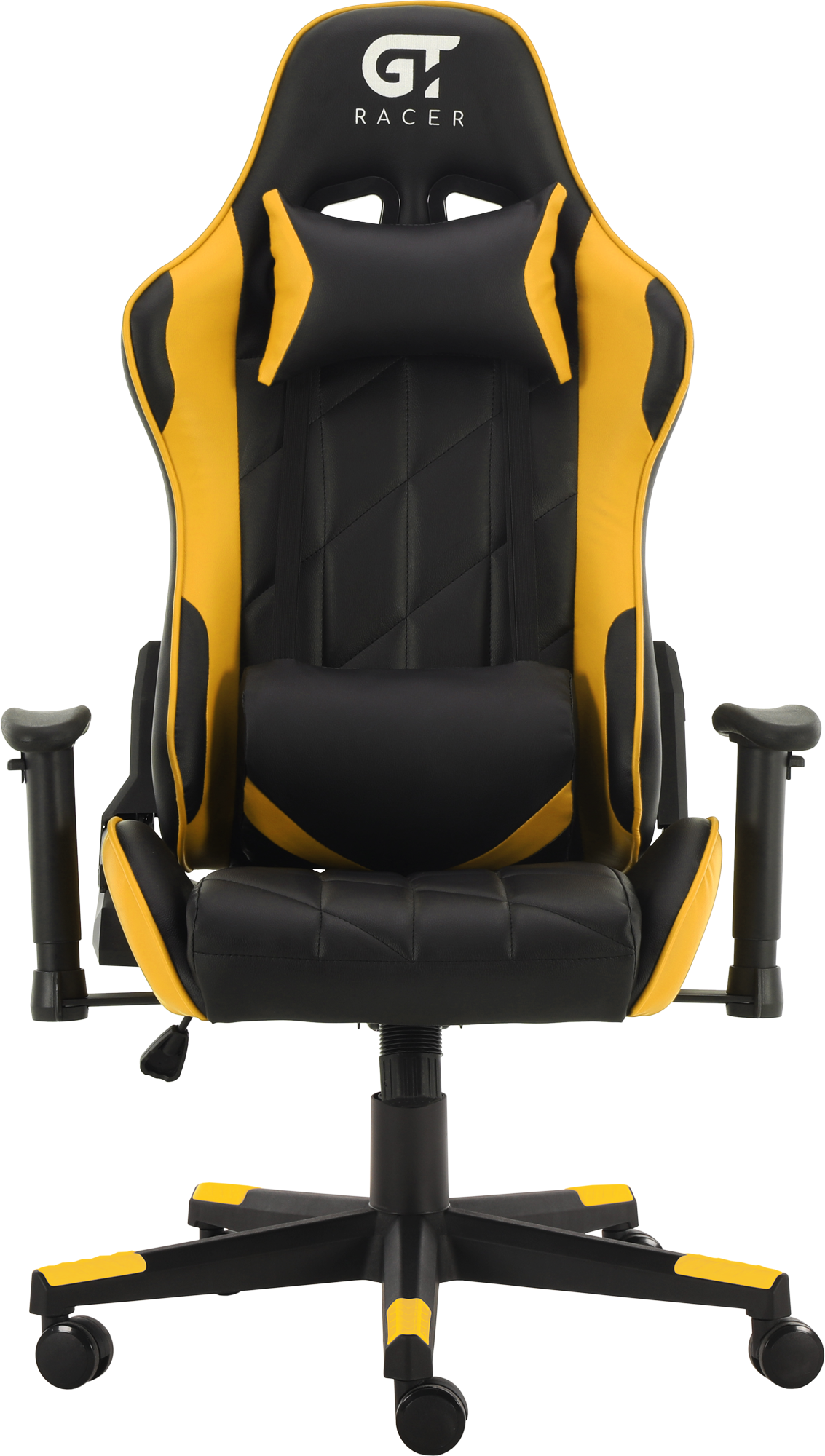Кресло геймерское GT Racer X-2579 Black/Yellow