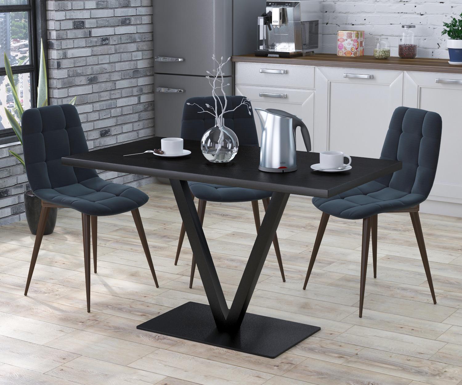 Обідній стіл Loft Design Вінсент Венге Луїзіана (12517839)