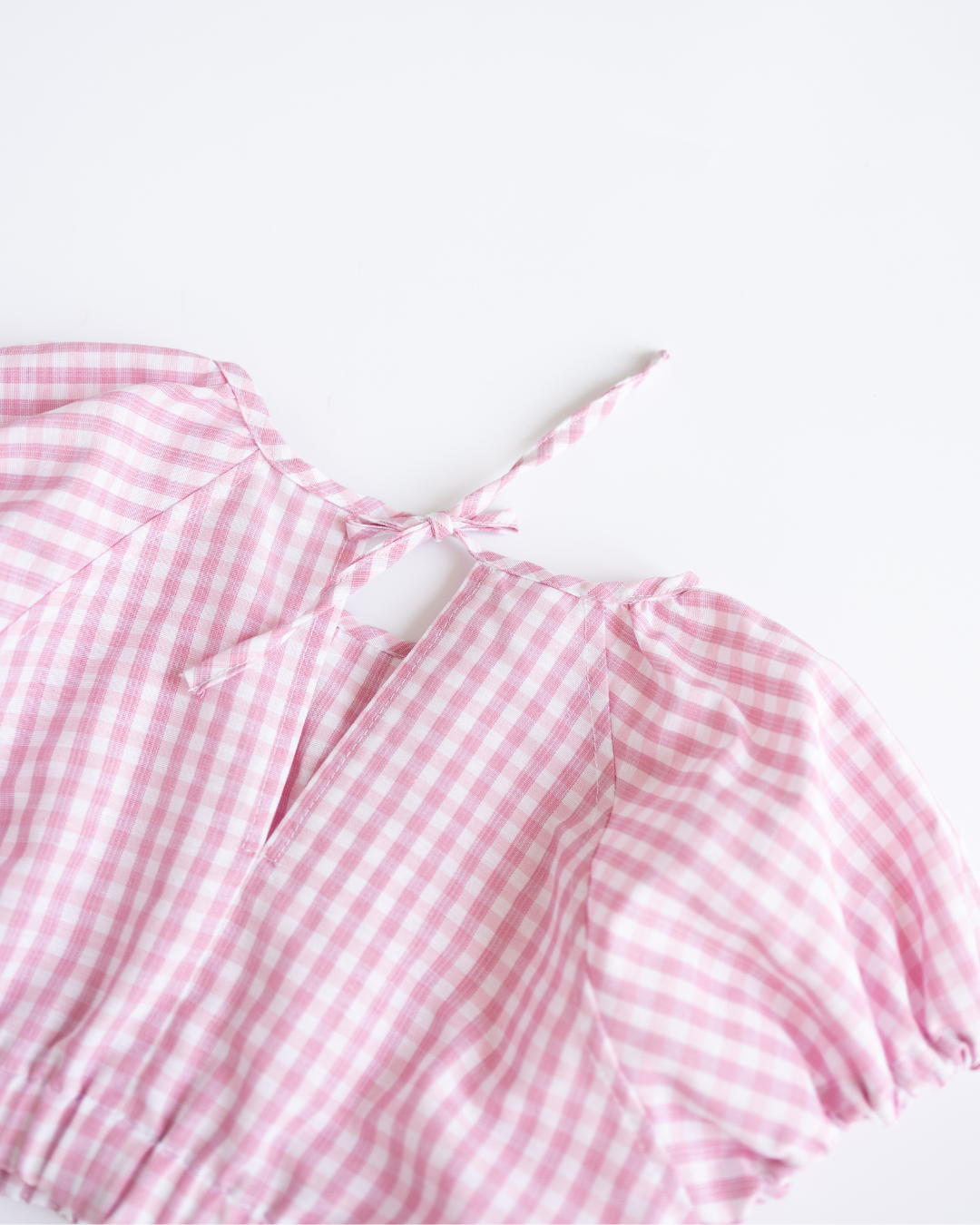 Костюм для дівчинки літній Blossom Alwair Kids в клітинку 134 см Рожевий (27309136) - фото 9