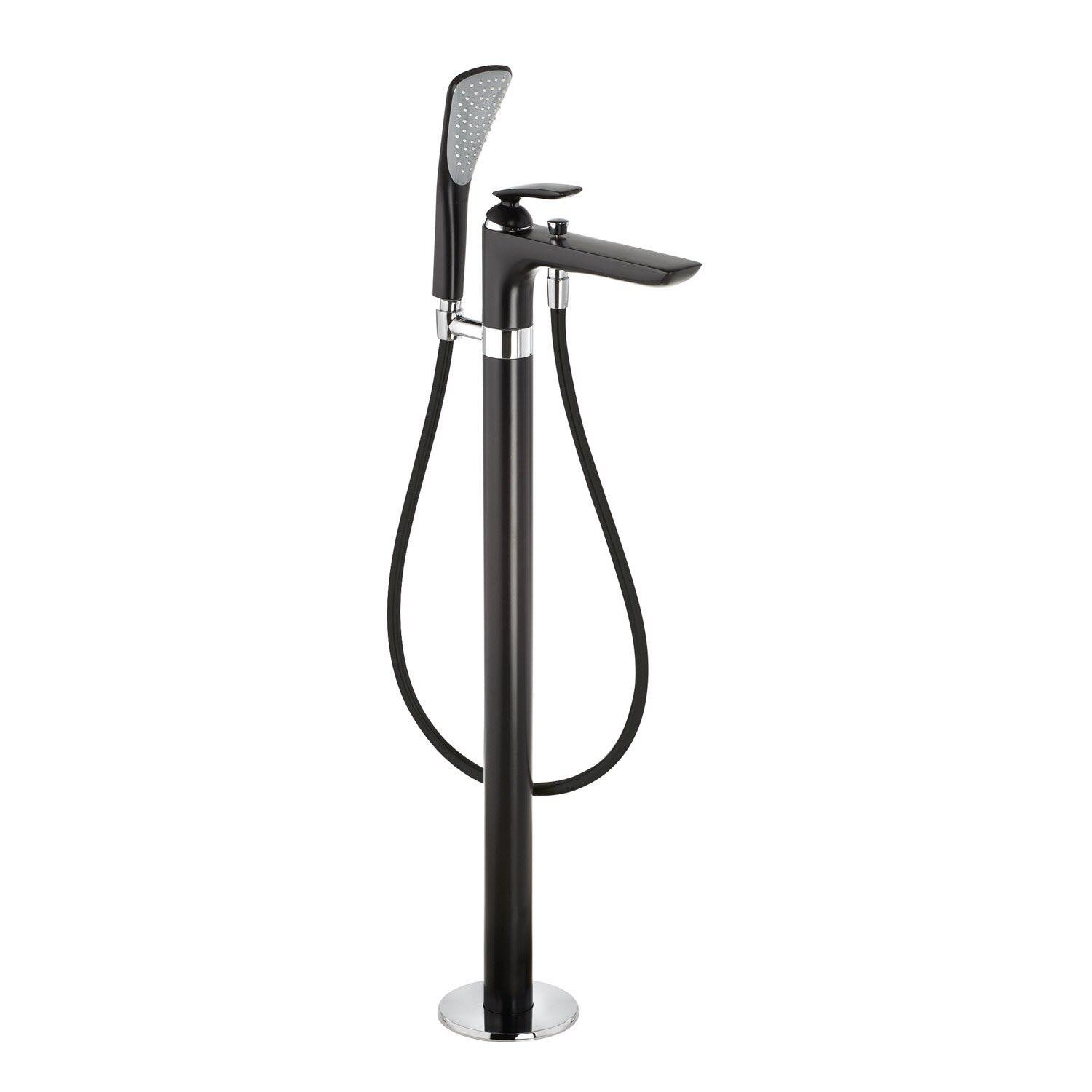 Смеситель для ванны Kludi Balance 525908775 напольный Черный (141904) Смеситель для ванны Kludi Balance 525908775 напольный Черный (141904)