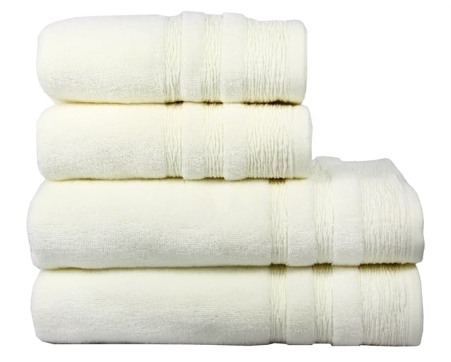 Полотенце махровое Maisonette Hydropile 70х140 кремовый 450 г/м2