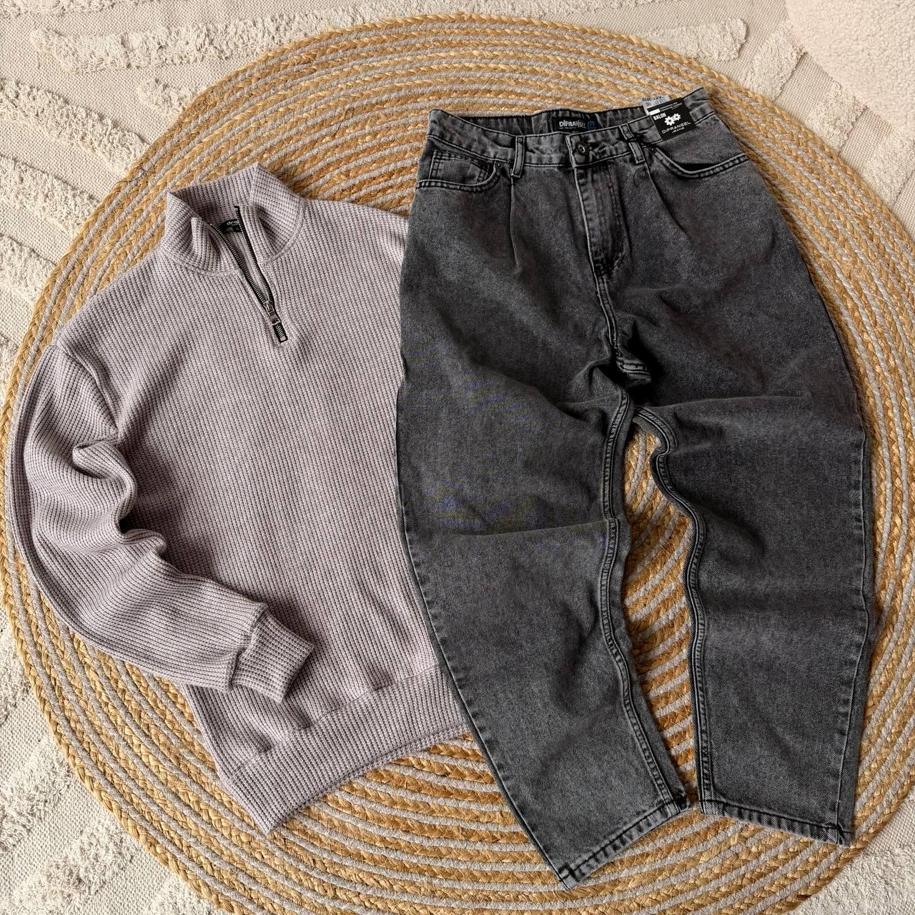 Свитер мужской зимний Angora Deluxe M Серый (C0043/1/2) - фото 2