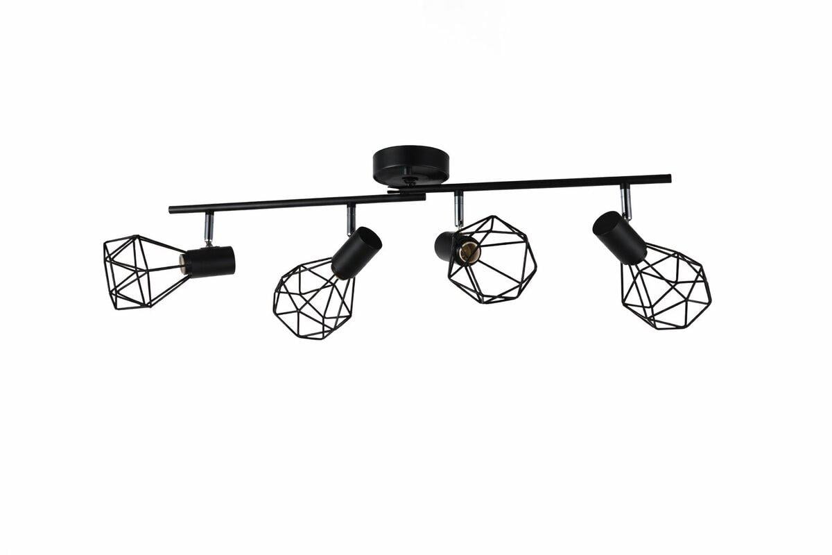 Люстра стельова в стилі лофт Light House SRS-20609/4 Чорний