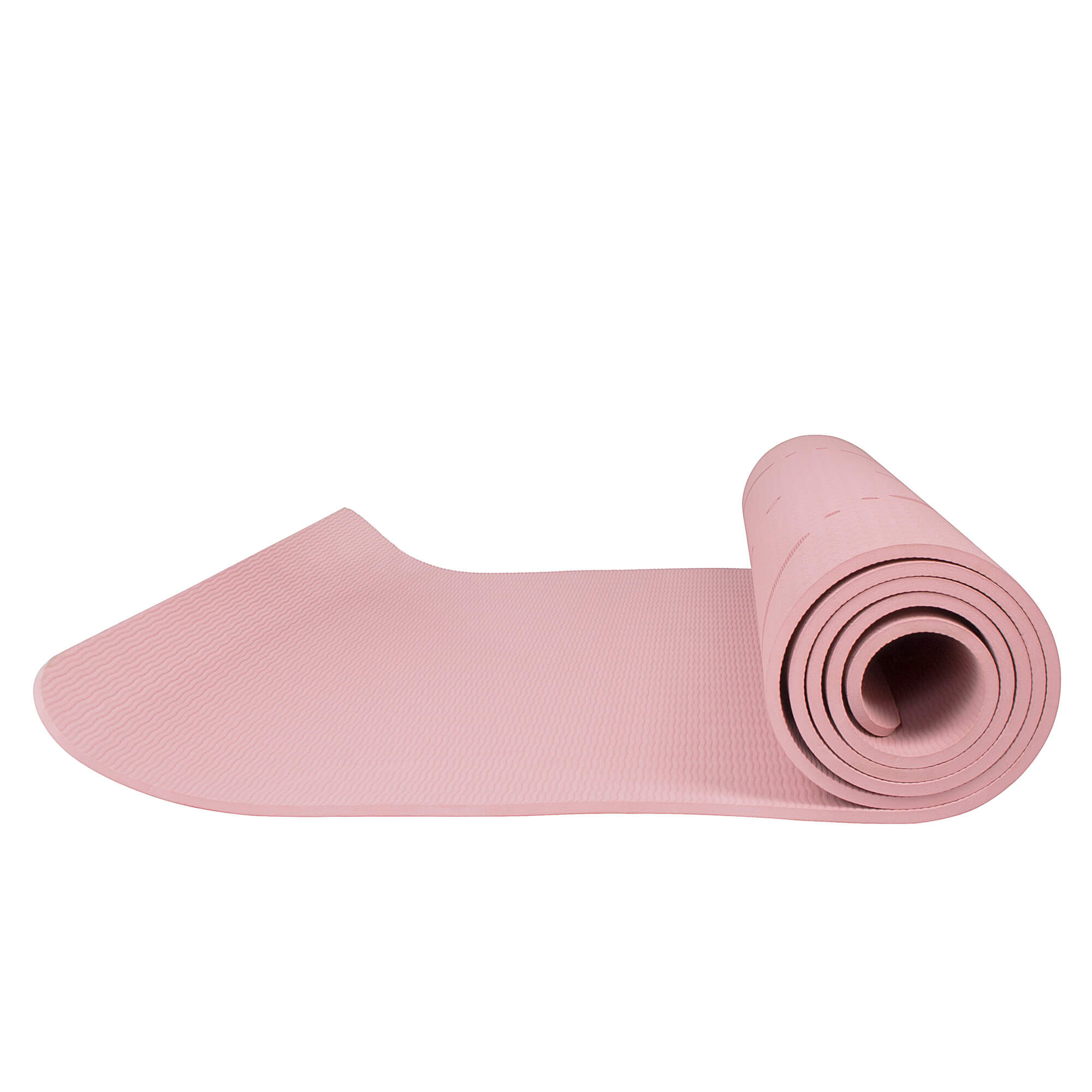 Коврик для йоги и фитнеса Springos TPE 6 мм YG0018 Pink - фото 6