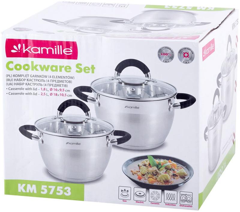 Набір каструль Marsaili із силіконовими ручками 1,8/2,5 л - фото 6