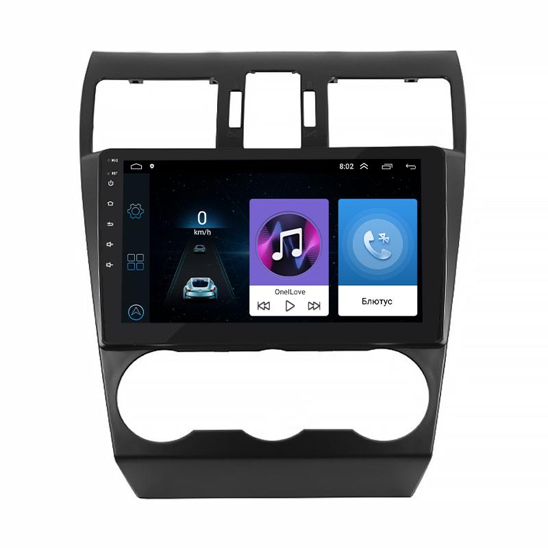 Штатная магнитола Lesko для Subaru Impreza IV Рестайлинг 2014-2016 экран 9" 1/16 Wi-Fi Optima Android GPS