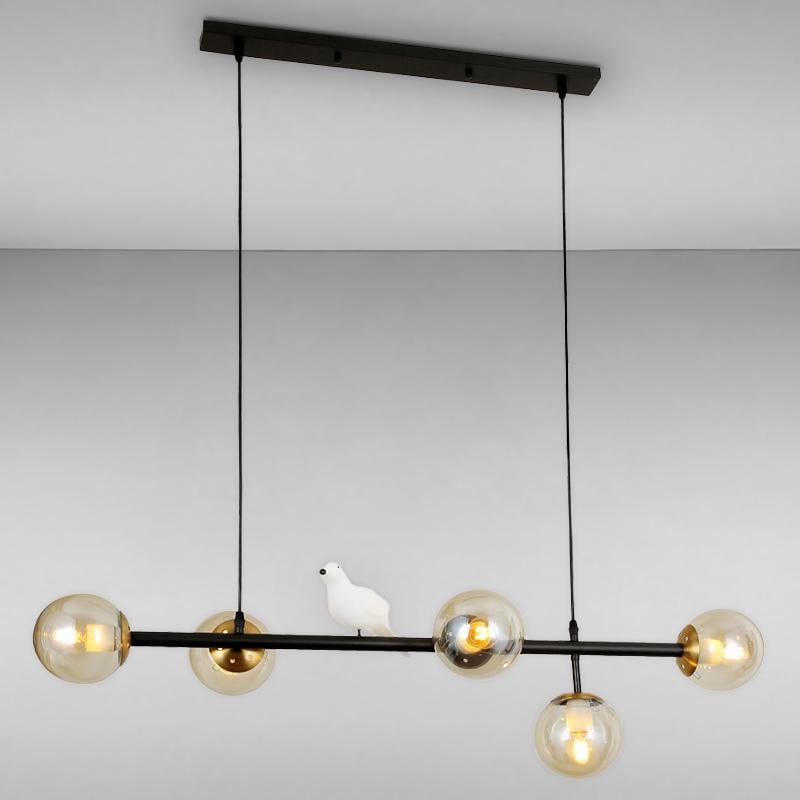 Люстра підвісна Light House LS-17112-5 Чорний (16378)