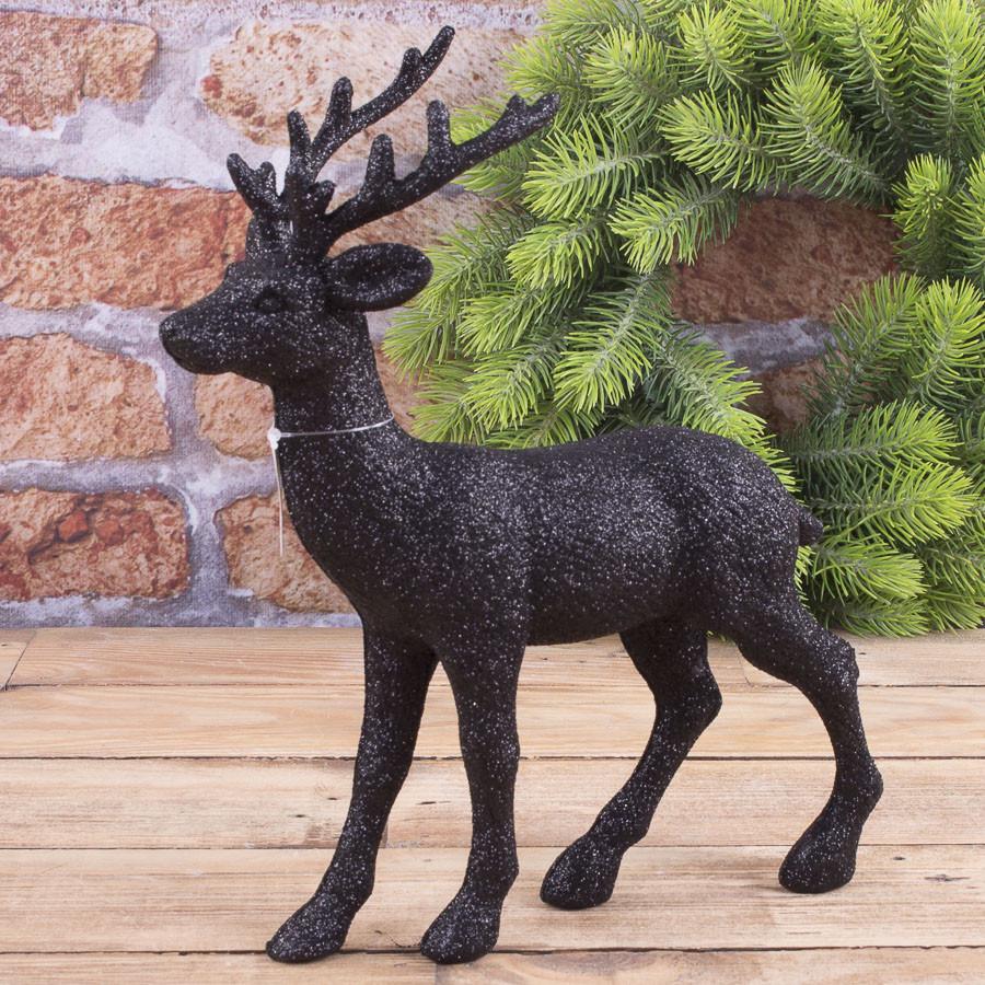 Статуэтка Олень 26 см Черный (2222-2)