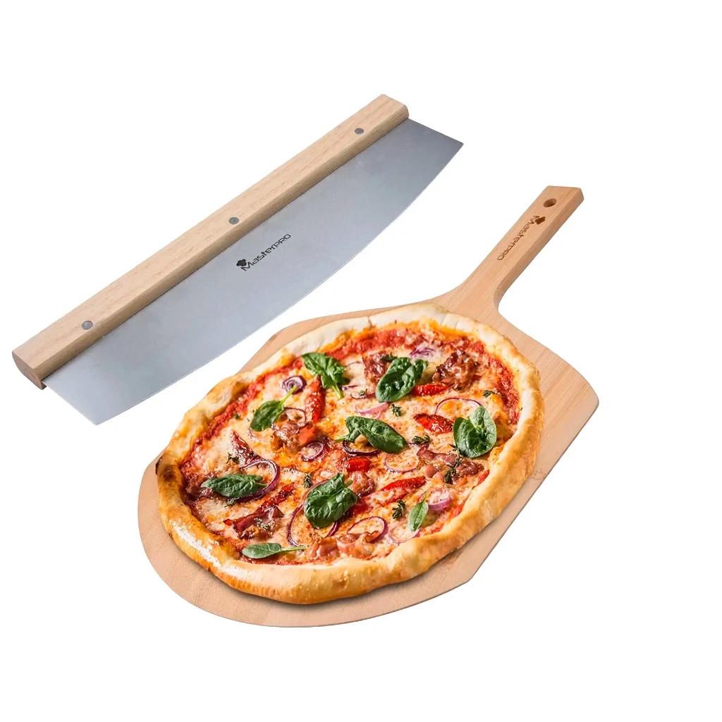 Кухонний ніж MasterPro Pizza oven з дошкою 2 предмета (BGKIT-0046) - фото 2