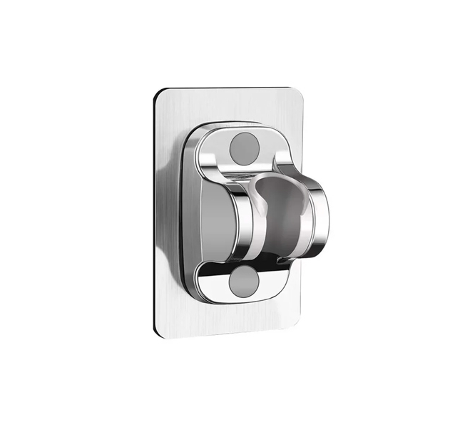 Настенный держатель для душевой воронки d 18-23 мм с регулировкой наклона на клеевой основе (7000007775)