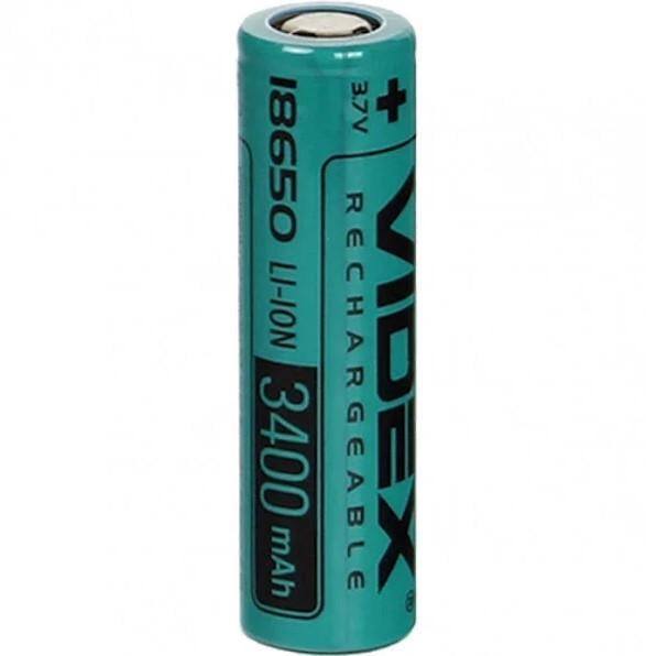 Акумулятор Videx 18650 Li-Ion без захисту 3400 mAh (29770141)