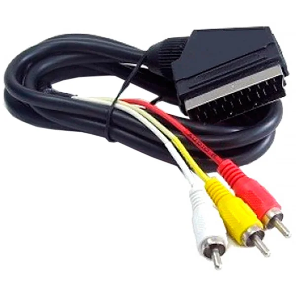 Кабель 3RCA-SCART 1,5 м (00116)