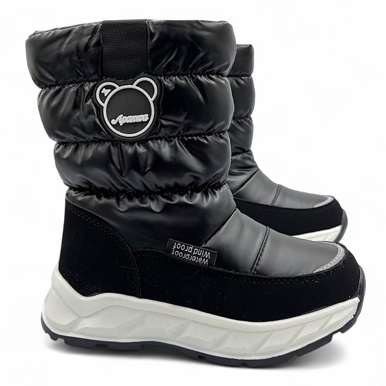 Сапоги для девочки зимние Apawwa р.29 Черный (VM1130)