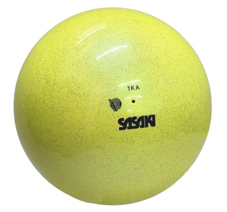 Мяч для гимнастики Sasaki M-207AU Aurora FIG185 мм 410g резина LimeYellow (M207AU) - фото 1 Мяч для гимнастики Sasaki M-207AU Aurora FIG185 мм 410g резина LimeYellow (M207AU) - фото 1