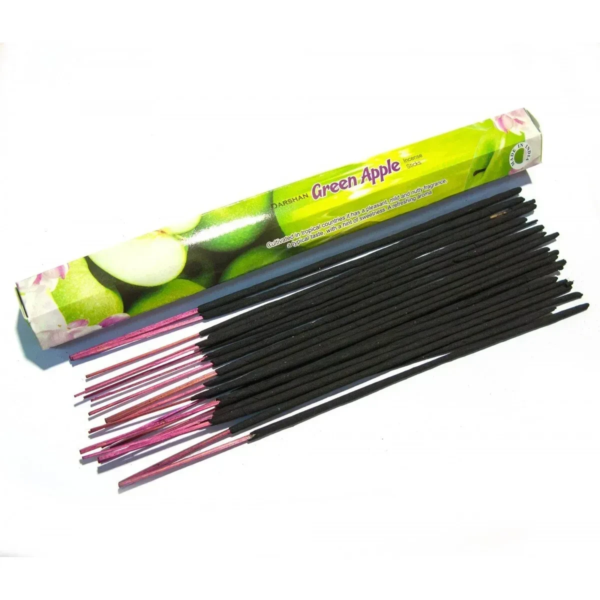 Аромапалочки угольные Darshan Green apple Зеленое яблоко 20 шт.