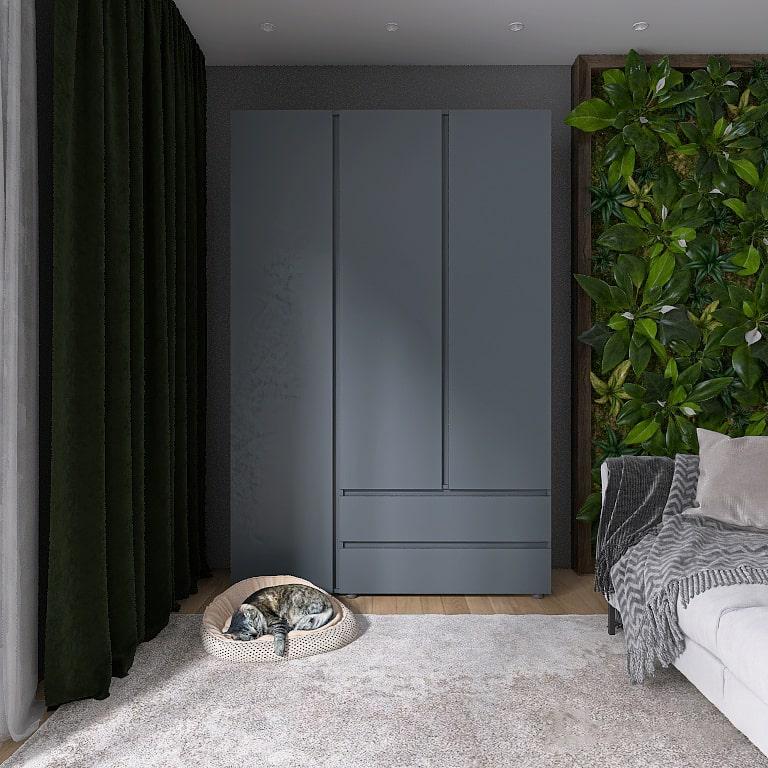 Шкаф ШЛ-3 Лайт Эверест 1365х520х2080 мм Графитовый - фото 1 Шкаф ШЛ-3 Лайт Эверест 1365х520х2080 мм Графитовый - фото 1