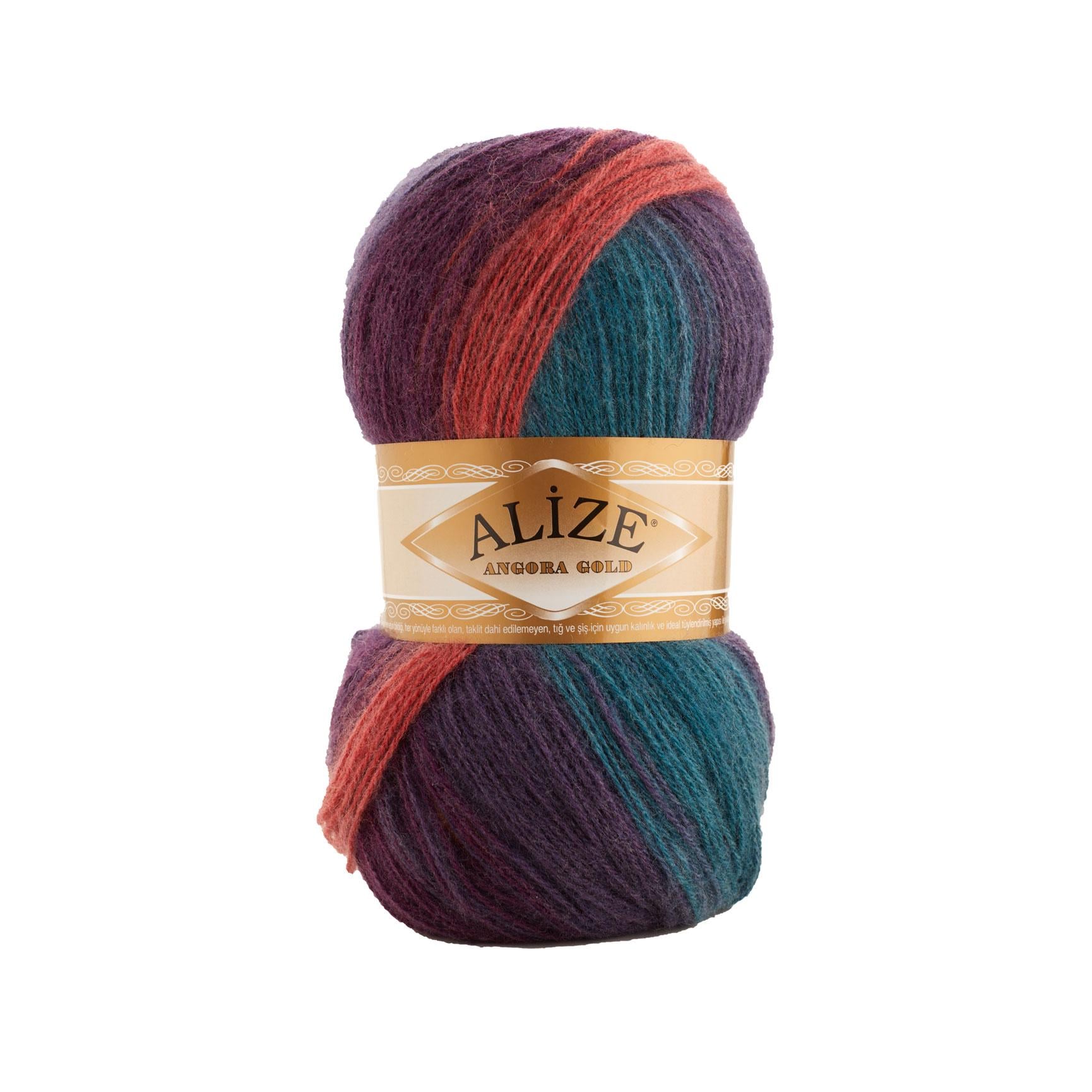 Пряжа Alize Angora Gold Batik 7563 (6347)