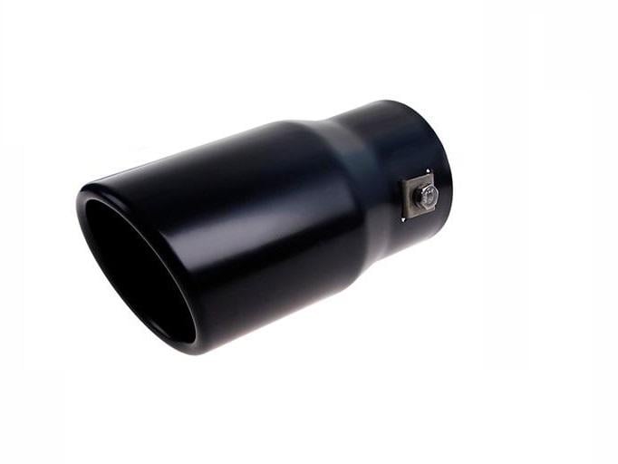 Насадка на глушитель VITOL круглая d 64мм 150 мм d 76 мм Черный (НГ-0159-BKP)