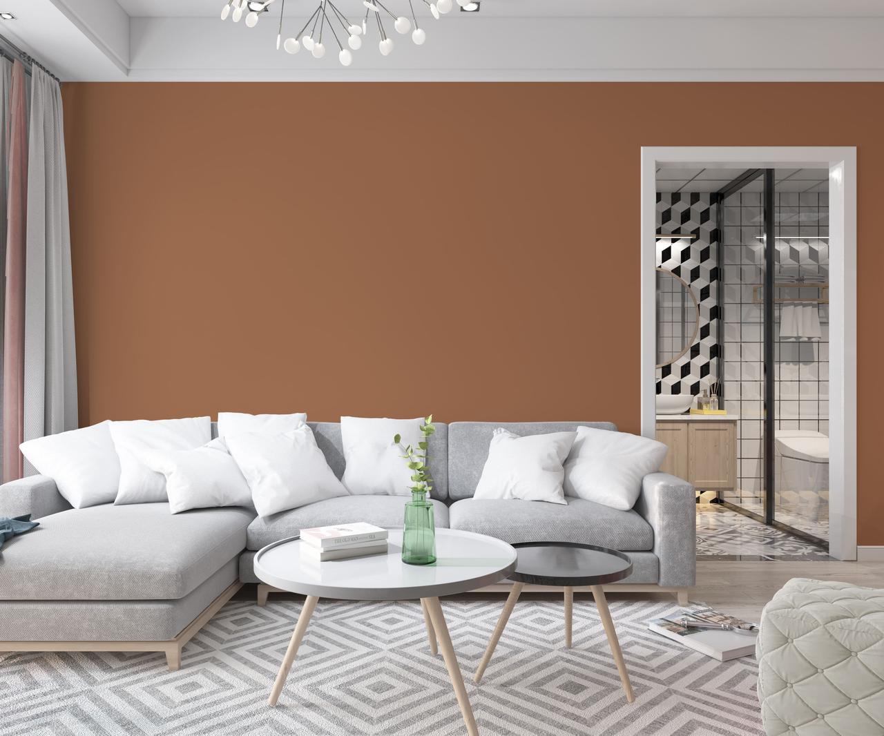 Фарба інтер'єрна латексна Skyline 3030-Y50R 5 л Кориця (650c0cc84bc23147a0718a6d) - фото 3