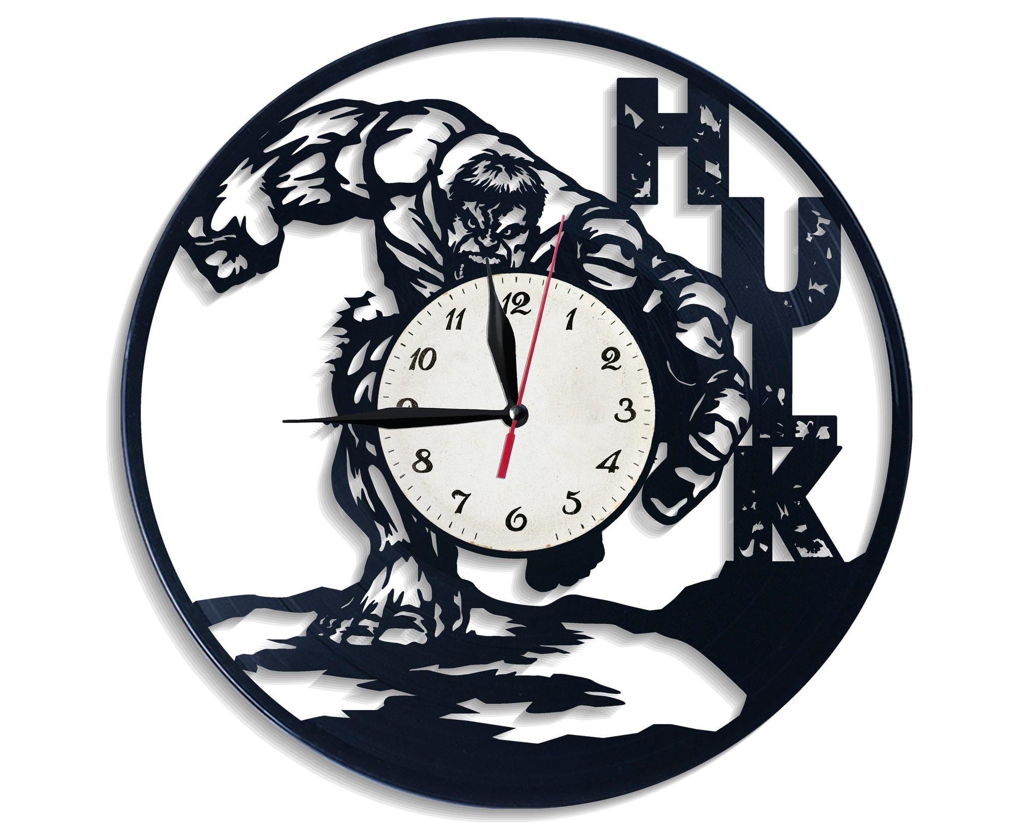 Часы настенные Халк 2672 из виниловой пластинки