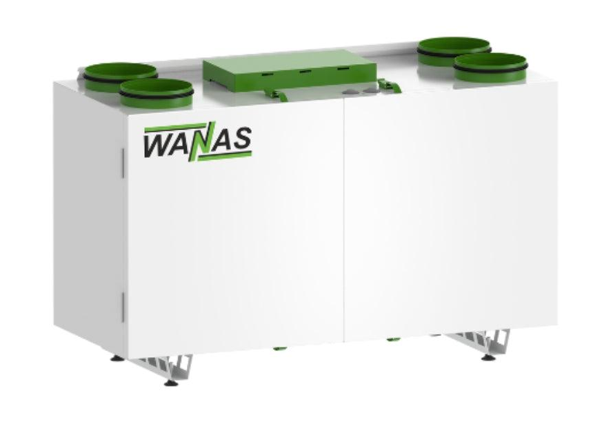 Рекуператор воздуха Wanas Combo 430 V Light Smart 430м3/час до 250м2 44‑49dBA