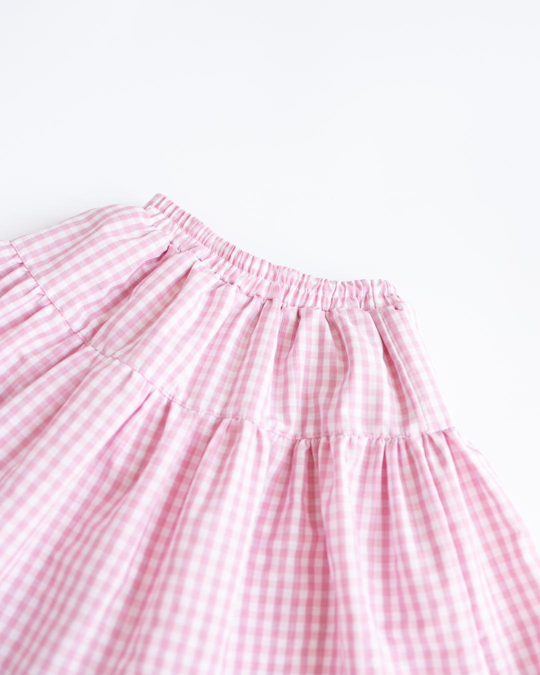 Костюм для дівчинки літній Blossom Alwair Kids в клітинку 134 см Рожевий (27309136) - фото 6