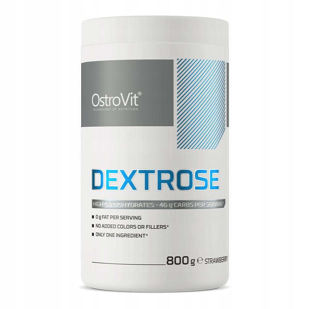 Гейнер Ostrovit Dextrose Strawberry 800 г - фото 1