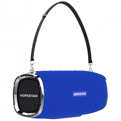 Колонка Bluetooth Hopestar A6-H IPX6 с функцией УМБ 6000 mAh Blue