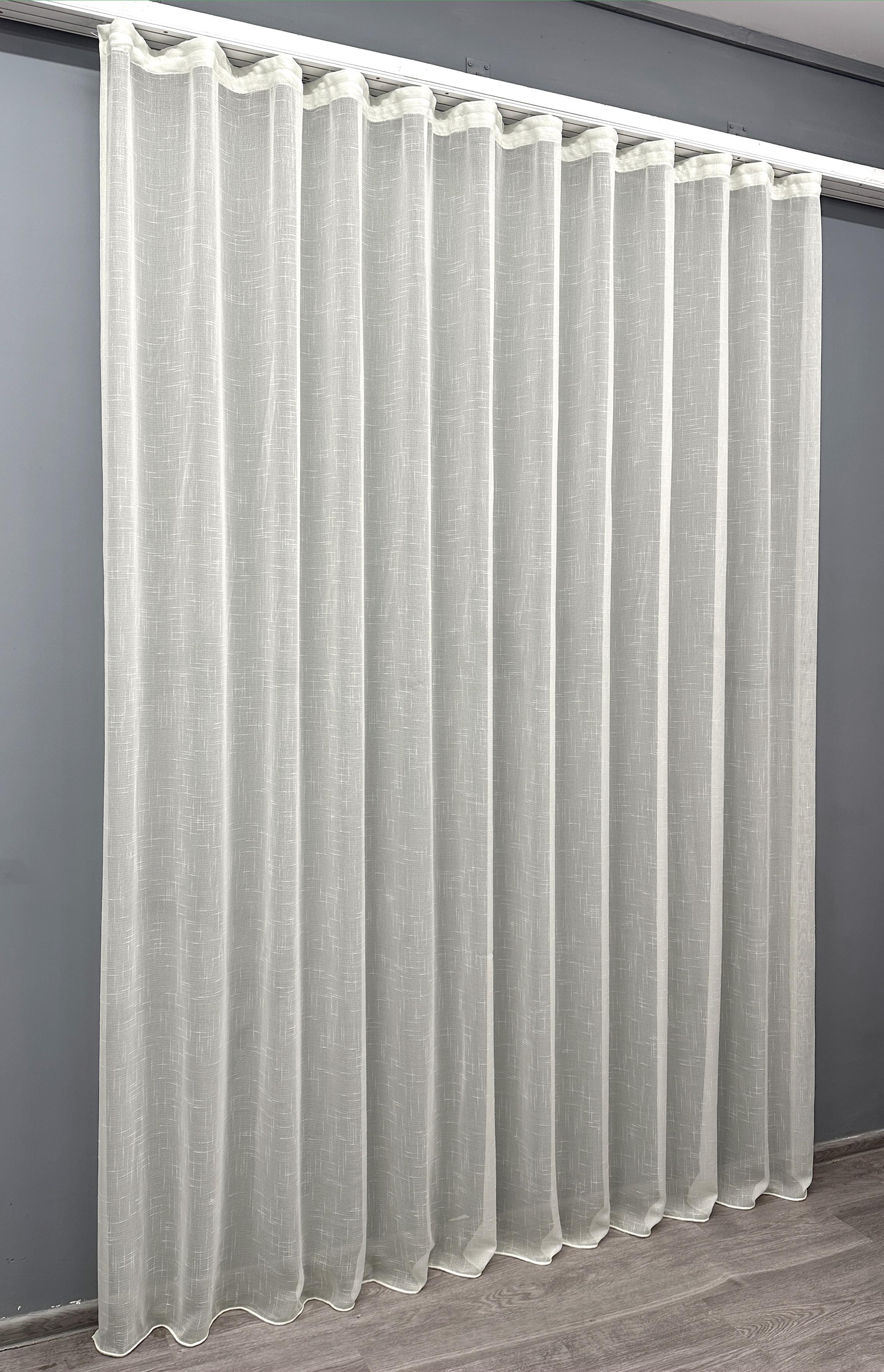 Тюль VR-Textil 876т льон 500х270 см Бежевий (43-080) - фото 3