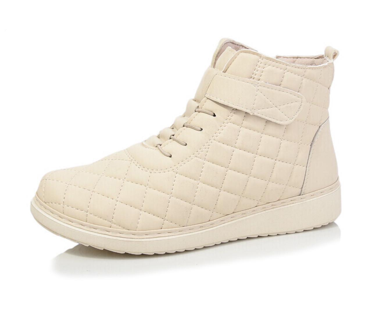 Ботинки демисезонные женские Hangao K1532615/40 р. 40 Молочный