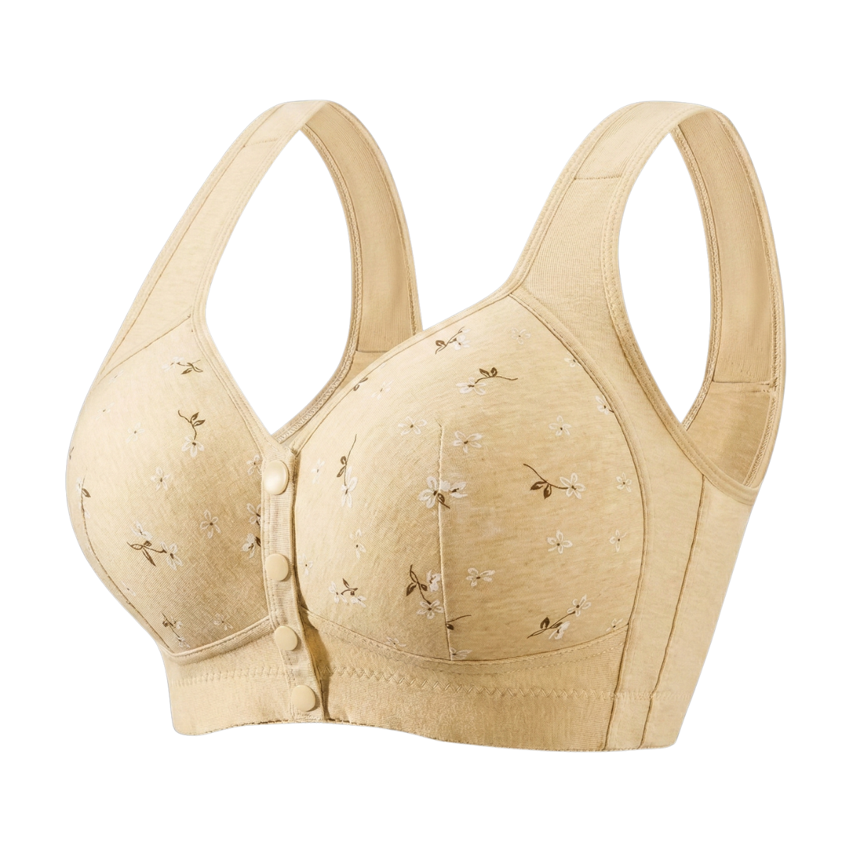 Бюстгальтер без косточек ClareBra на кнопках спереди L-XL Телесный (3127)