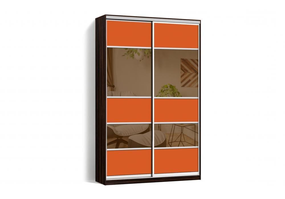 Шафа-купе Luхe 2 двері Скло тонованне/Скло тонованне 116-116 CLS-I 1200х2200х450 мм Венге (34379)