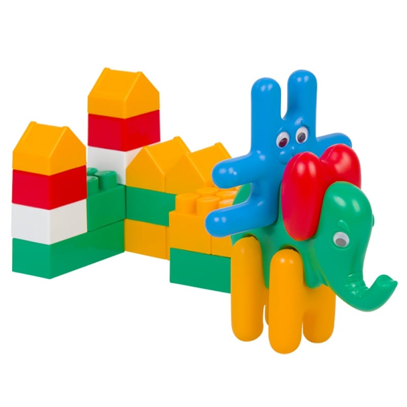 Конструктор Colorplast 1869 Зоо-блок №1 21 дет