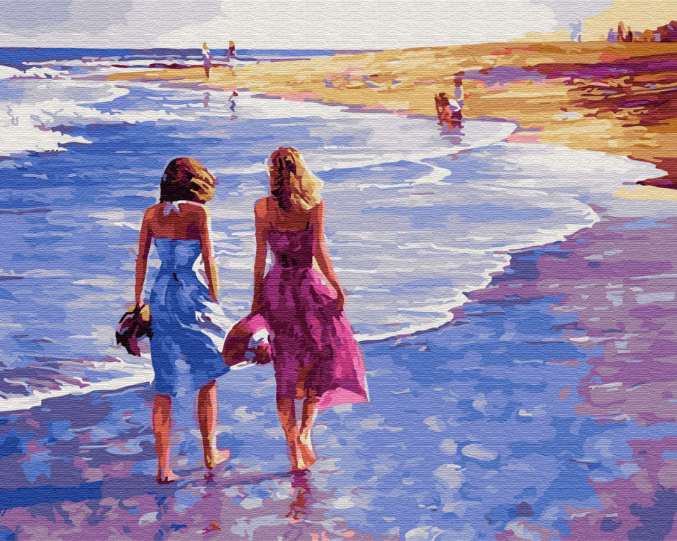 Картина по номерам Brushme Босиком по пляжу (GX29485)