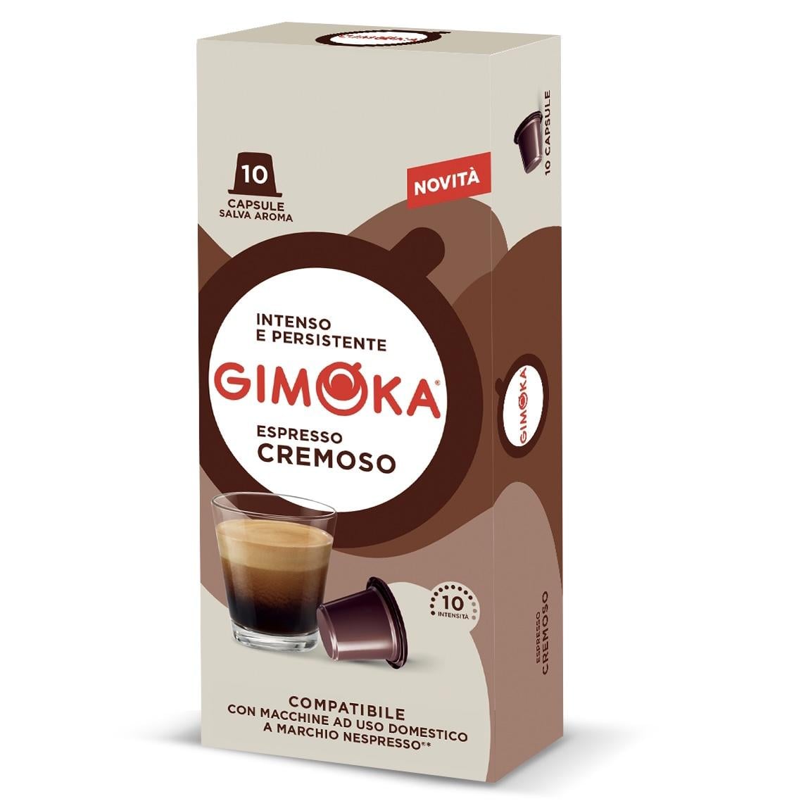 Кофе в капсулах Nespresso Gimoka Cremoso 10 шт. (11312) Кофе в капсулах Nespresso Gimoka Cremoso 10 шт. (11312)