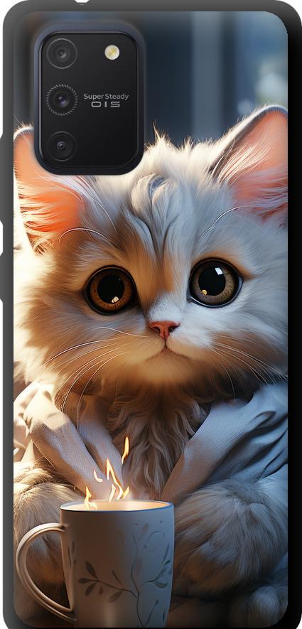 Чехол на Samsung Galaxy S10 Lite 2020 White cat (5646b-1851-42517)