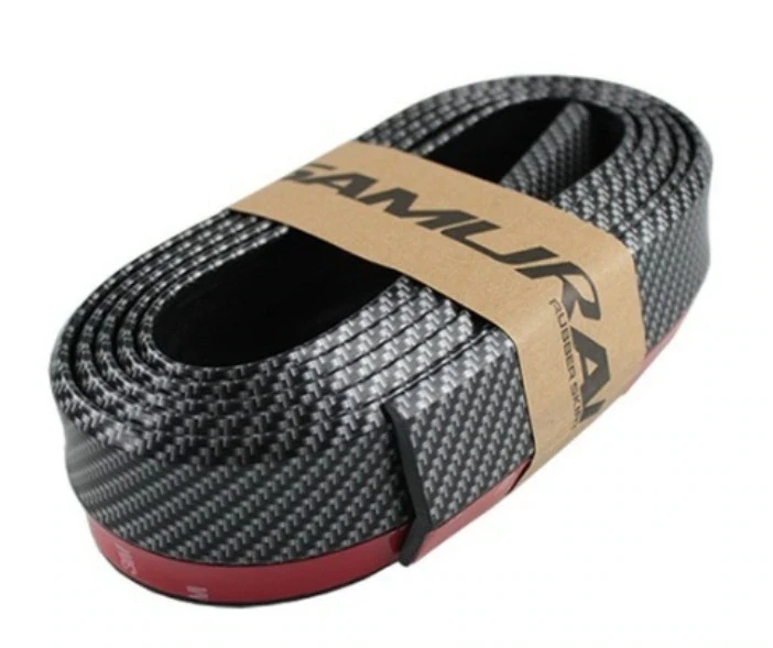 Молдинг на передній бампер SAMURAI 250х5 см Карбон (00243)