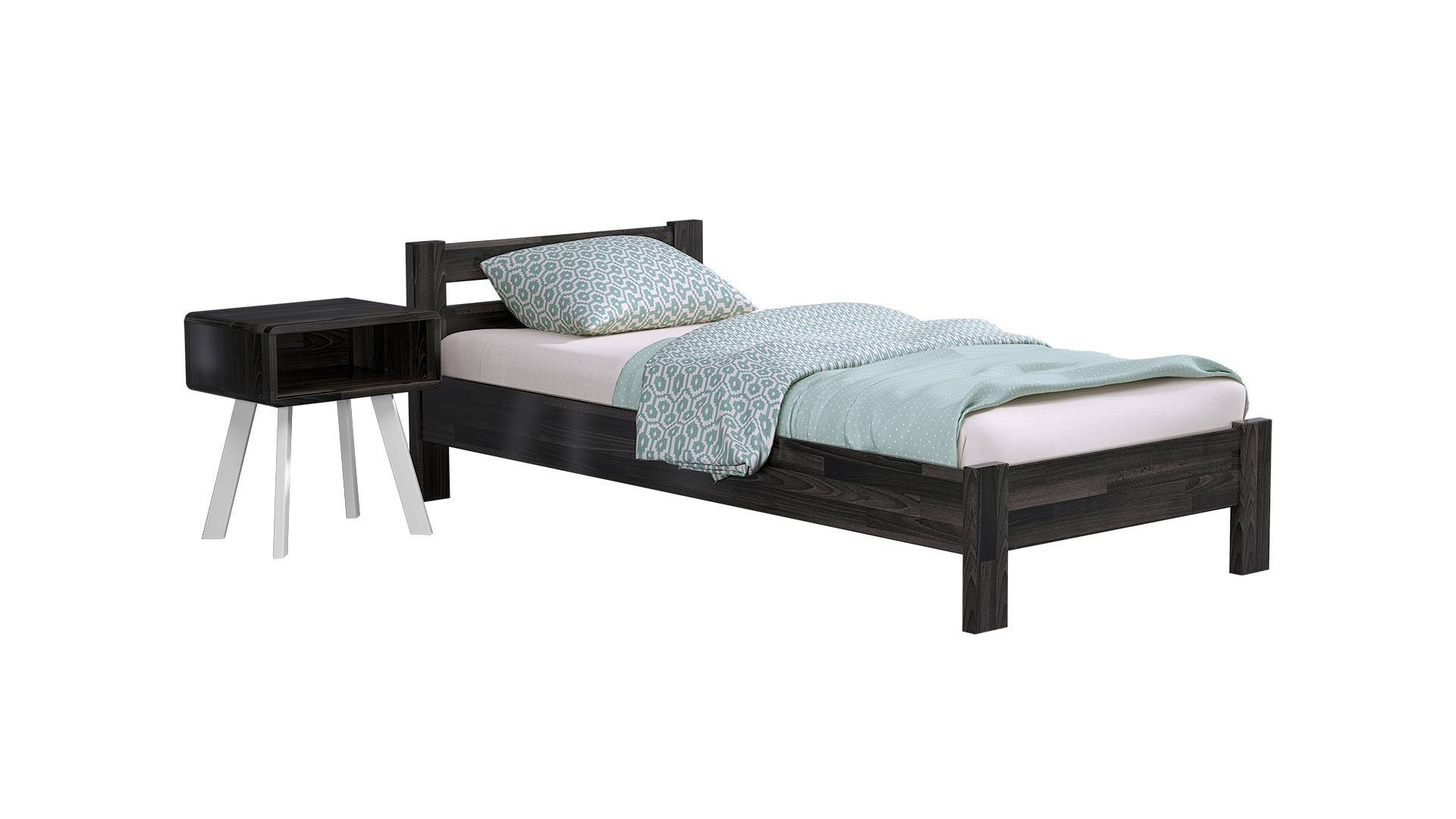 Кровать деревянная Estella Рената Щит Л4 80х200 см Венге (8201486026)
