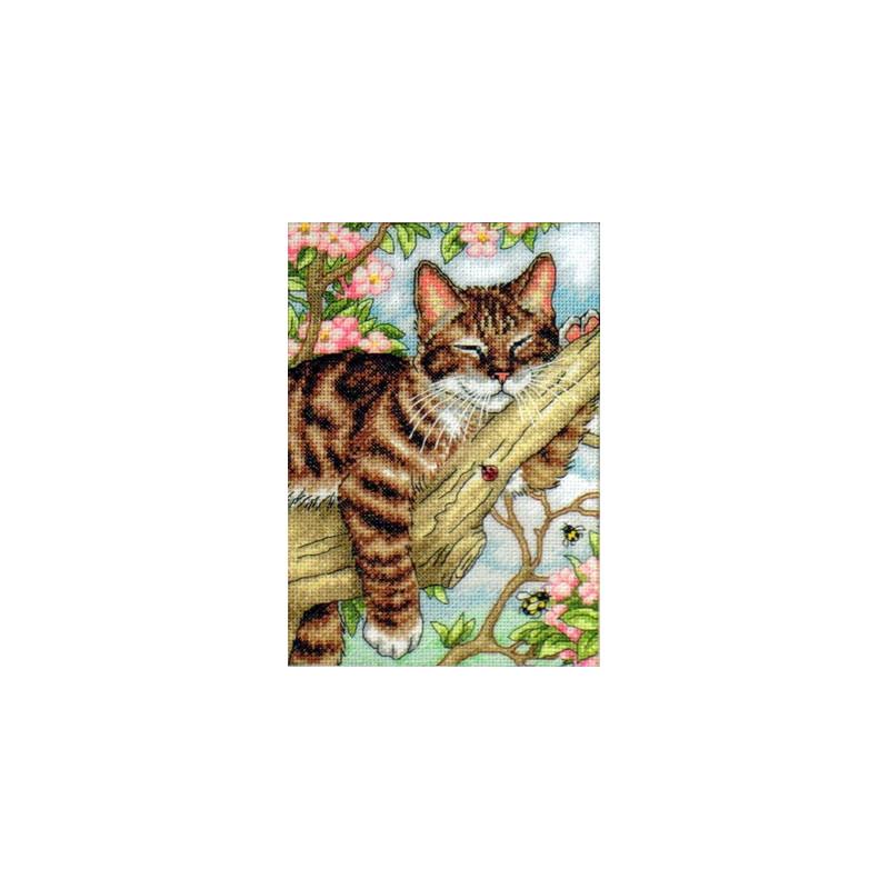 Набор для вышивания крестиком Dimensions 65090 Napping Kitten (214) Набор для вышивания крестиком Dimensions 65090 Napping Kitten (214)