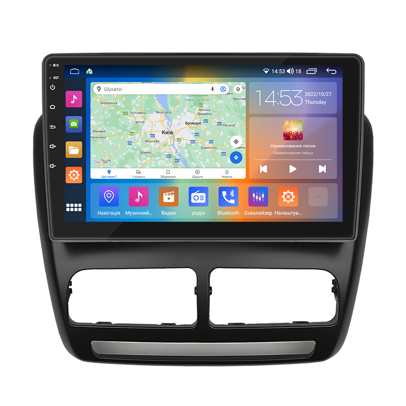 Автомагнитола штатная Lesko CarPlay/4G/Wi-Fi/GPS для Fiat Doblo II 2009-2015 4/64Gb 10" (1713238014)